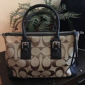 Coach Tote canvas. Large